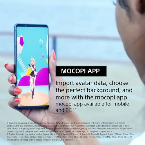 Sony mocopi 3D Mobile Motion Capture Pro Kit for VR and 3D Content Creation P93670