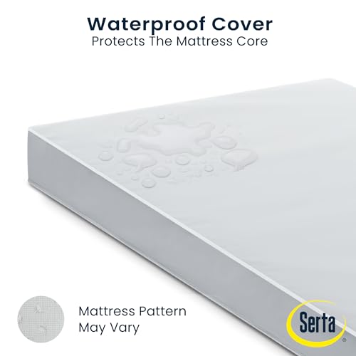 Serta Perfect Slumber Dual Sided Crib and Toddler Mattress Waterproof Hypoallergenic Z38361