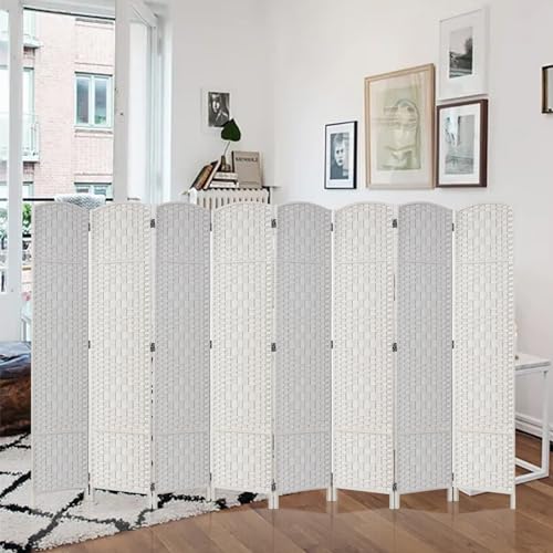 Rose Home Fashion 6 ft Tall Room Divider 4 Panel Folding Privacy Screen, Dark Coffee C8634