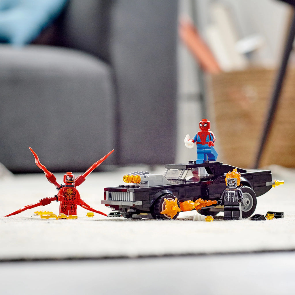 LEGO Marvel Spider-Man Spider-Man and Ghost Rider vs. Carnage 76173 Building Toy G9506