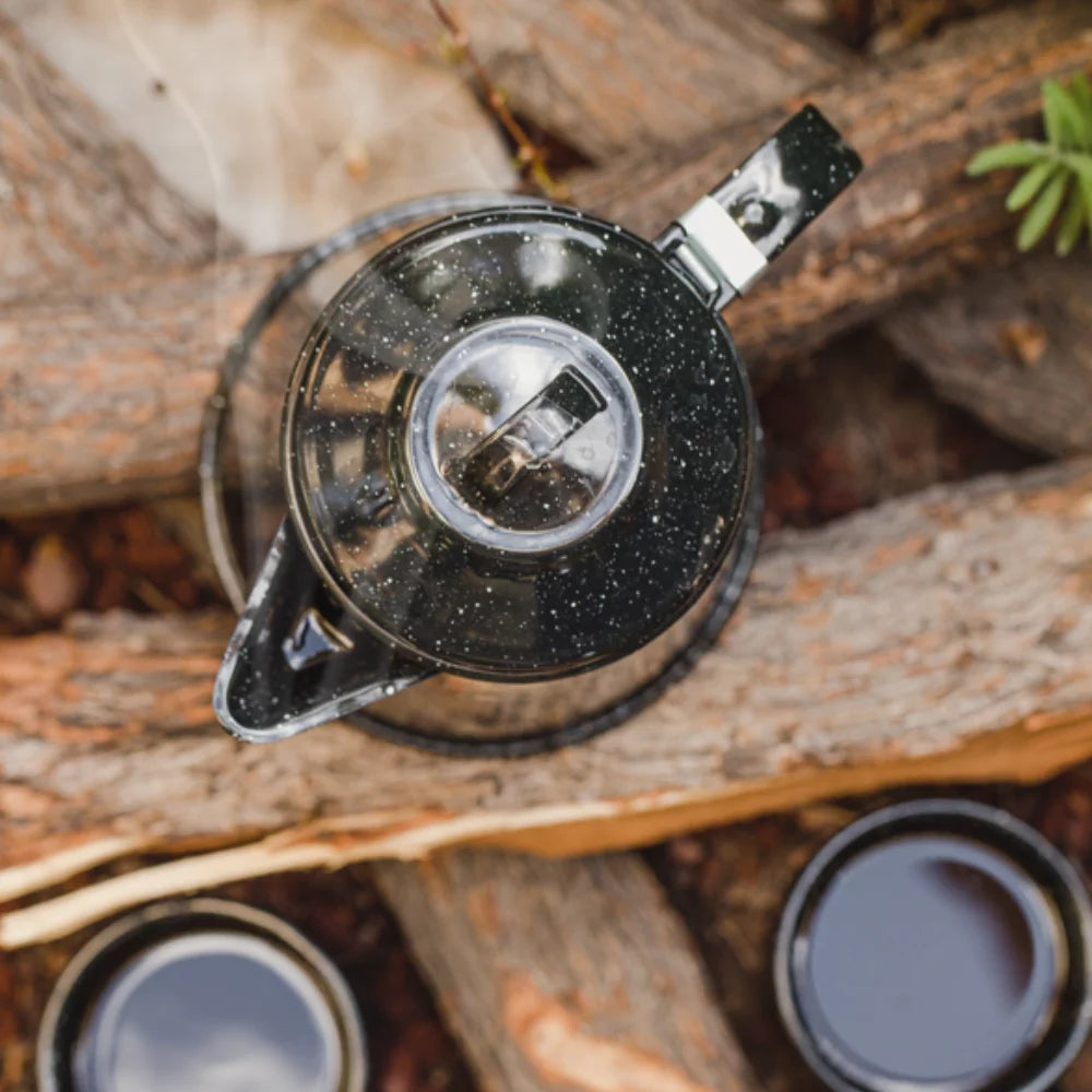 Granite Ware 3 Qt Enameled Steel Coffee Boiler for Camping Z729172