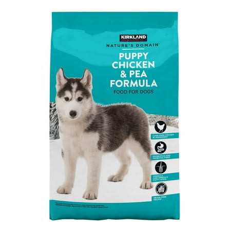 Kirkland Signature Nature鈥檚 Domain Puppy Formula Chicken & Pea Dog Food 20 lb