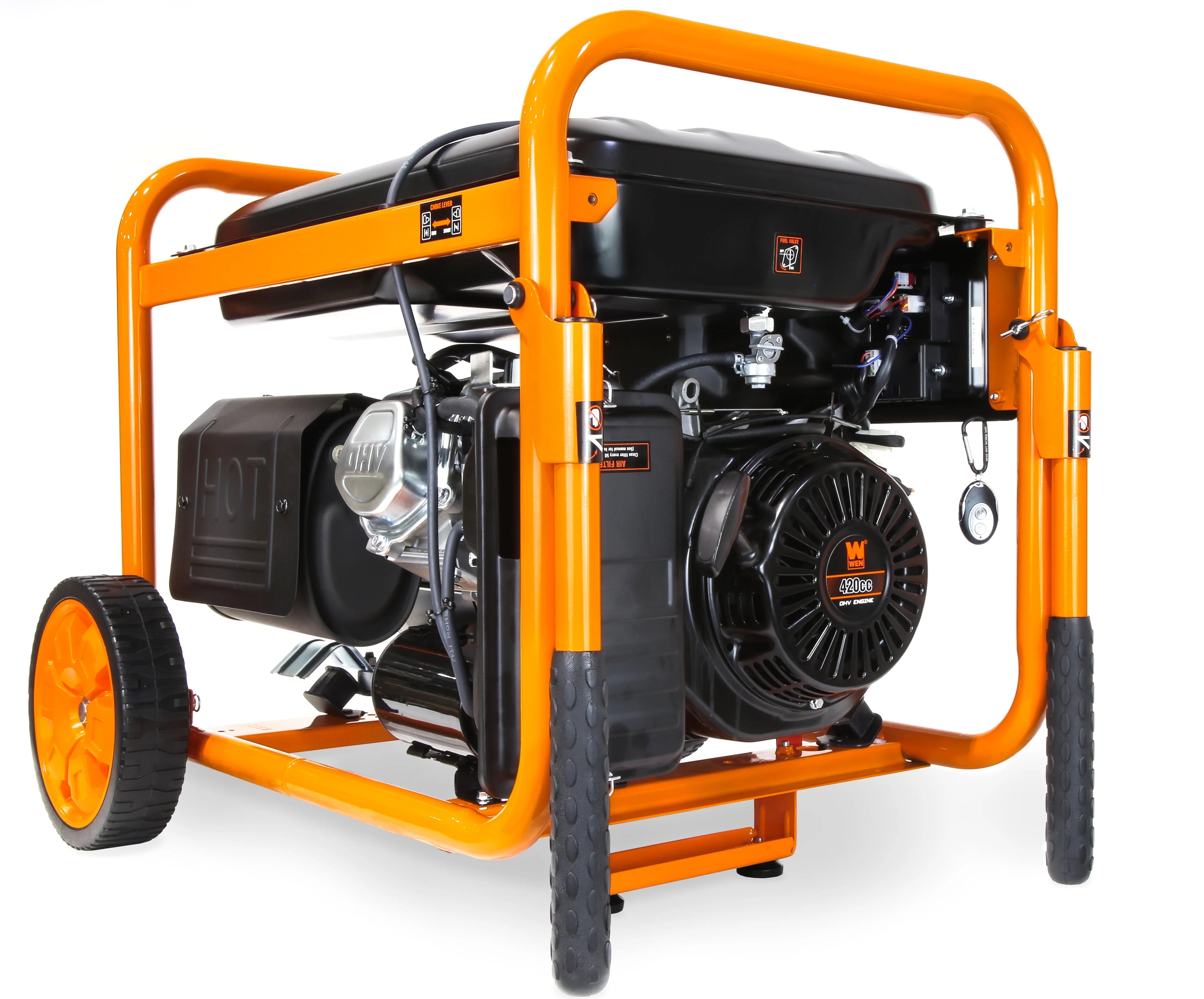 WEN 9500-Watt 420cc Portable Generator with Remote Electric Start M26225