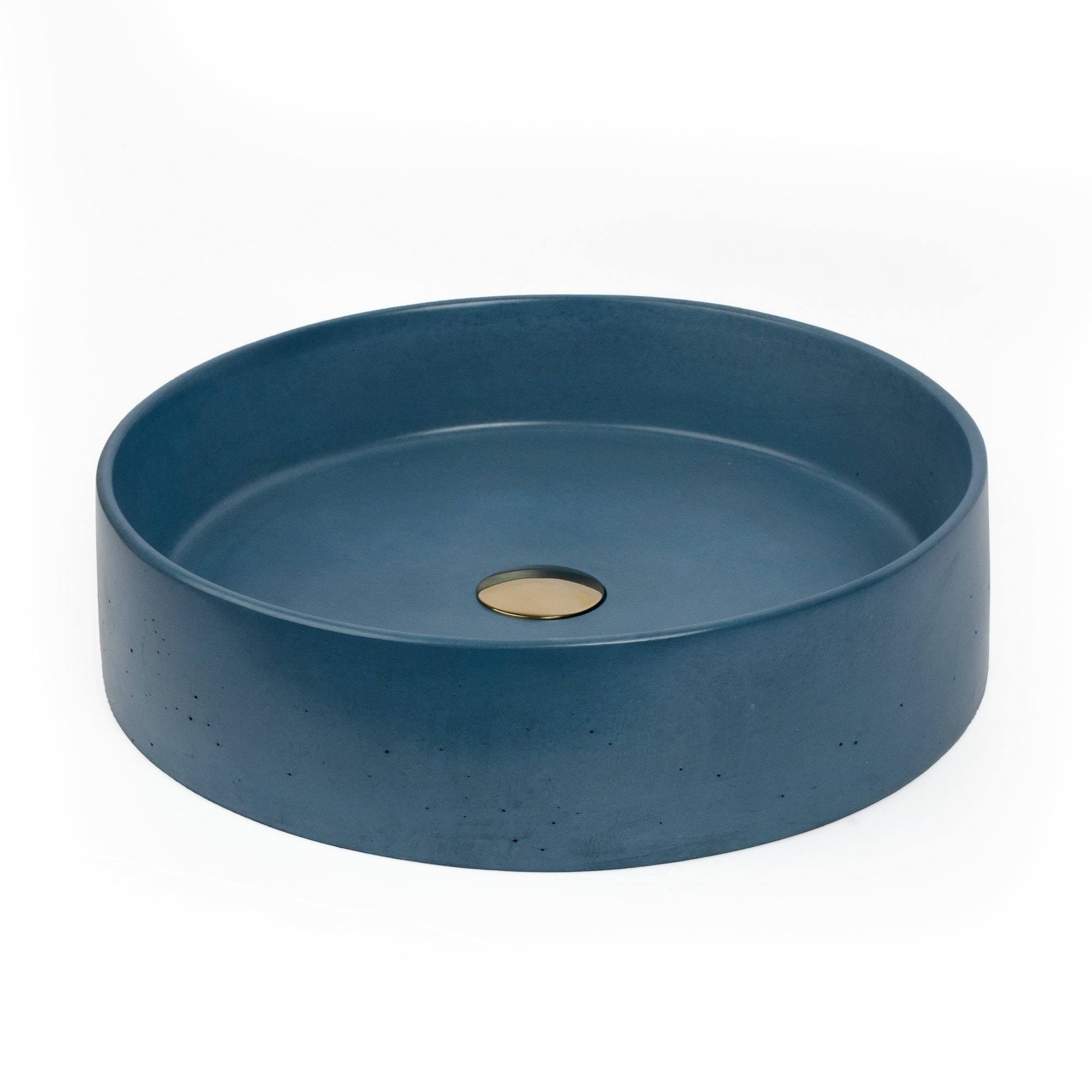 Concretti Designs Handmade Miami Concrete Vessel Sink - Yellow H6285