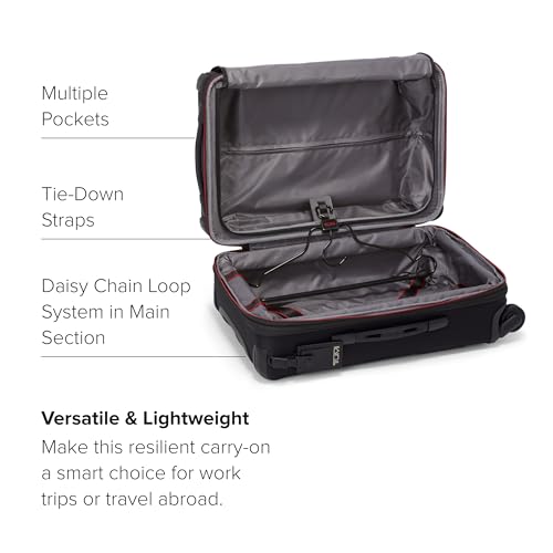 TUMI Aerotour 4 Wheel Expandable Carry-On Luggage, Black W53747