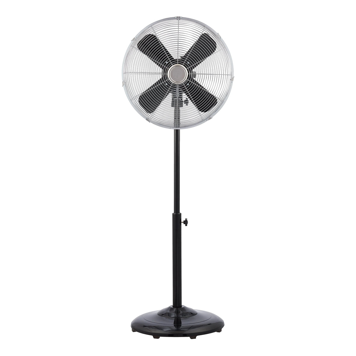 Better Homes & Gardens 16 inch Adjustable Oscillating Metal Stand Fan, Red O2097