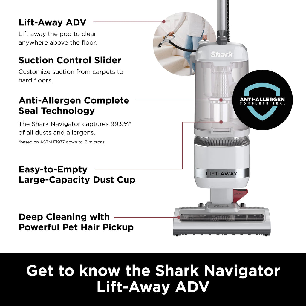 Shark Navigator Lift-Away ADV Upright Vacuum LA300 K725195