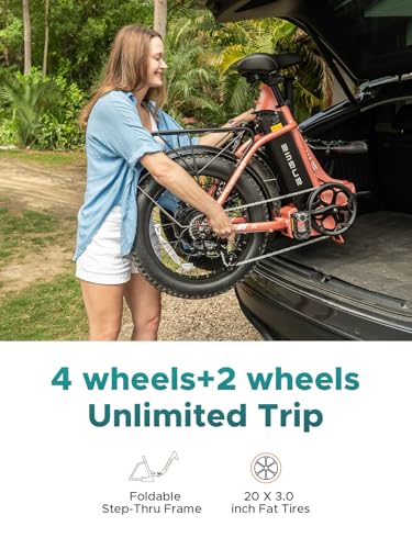 ENGWE L20 2.0 Electric Bike for Adults, 20" Fat Tire, Removable Battery T679486