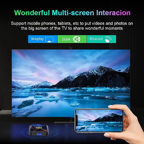 Android TV Box 4GB RAM 64GB ROM, 8K 3D Smart Box G5983