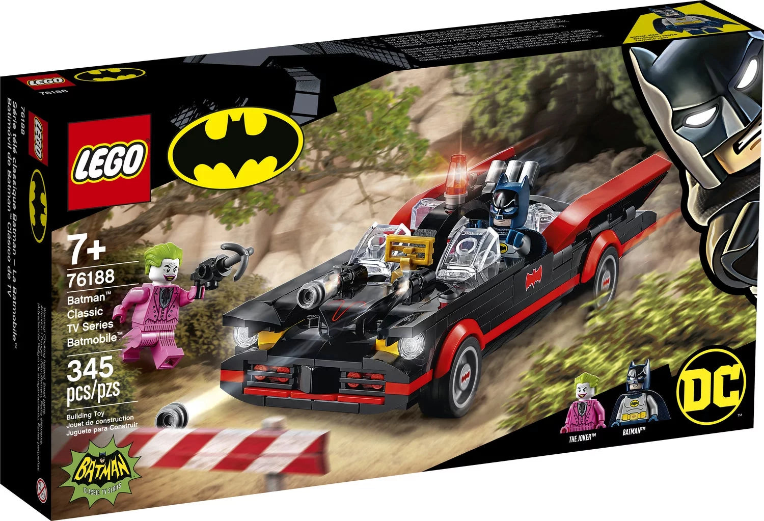 LEGO DC Batman Classic TV Series Batmobile 76188 Building Toy P458