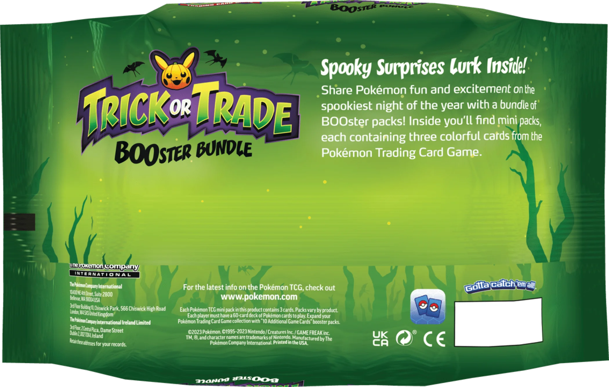 Pokemon Trading Card Game 2023 Trick or Trade Booster Bundle 2 Pack R37700