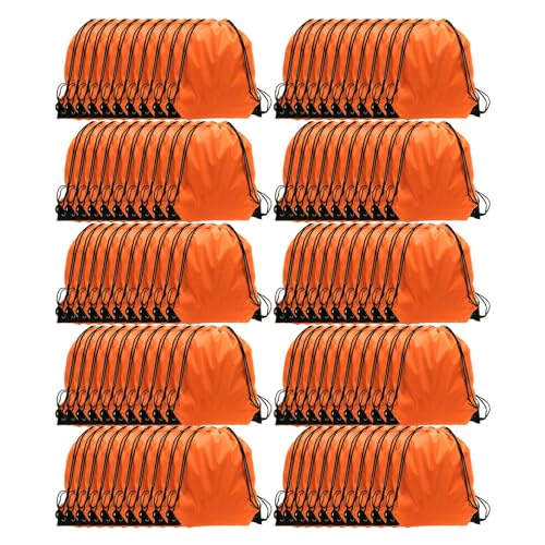 GoodtoU 40 Pack Drawstring Backpacks Waterproof Nylon Cinch Bags for School Gym N792