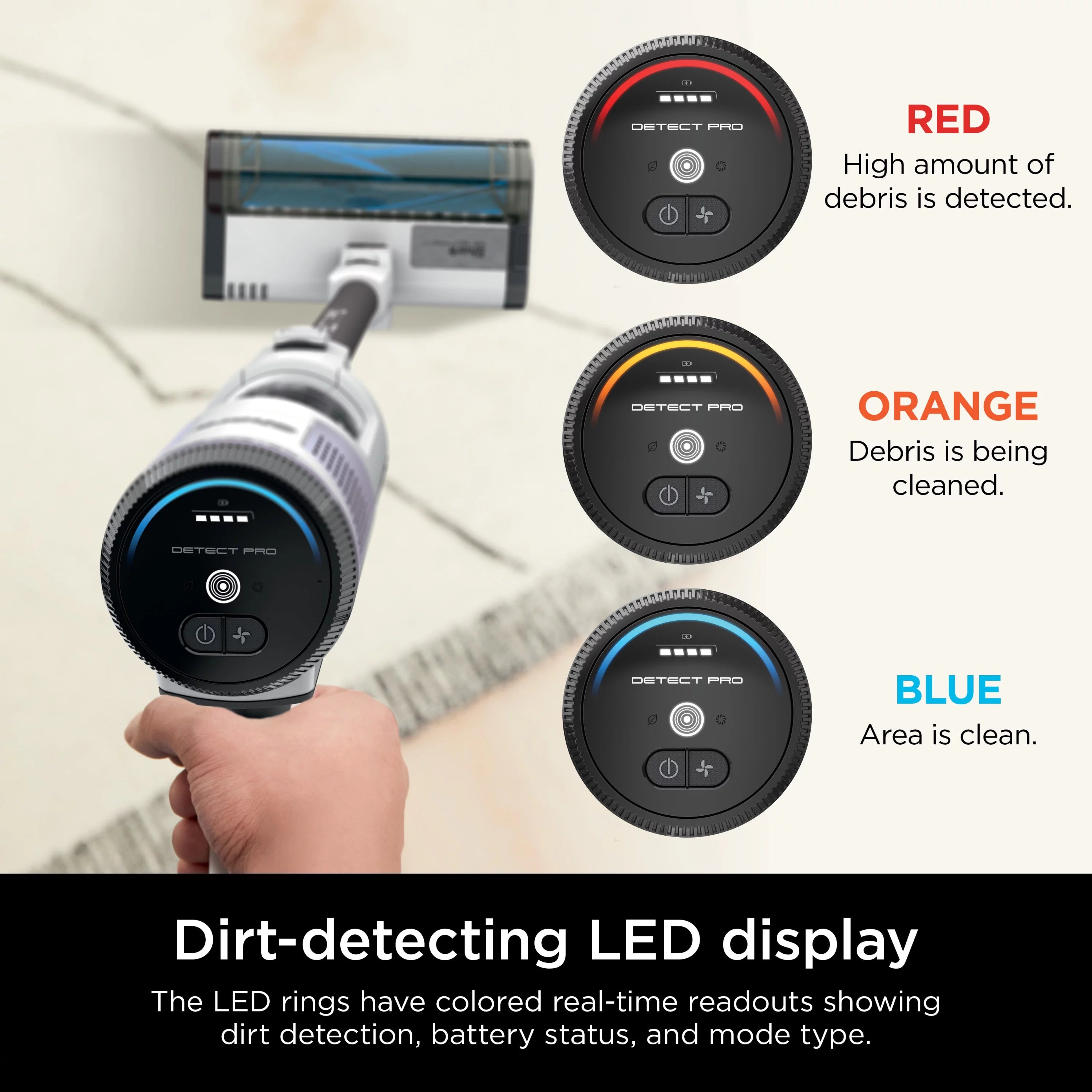 Shark Detect Pro Cordless Stick Vacuum with PowerFins, Ash Purple/Grey Q11279