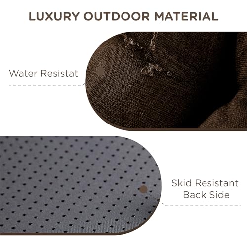 Codi Outdoor Rocking Chair Cushion, Water Resistant, Sage 1PK P38027