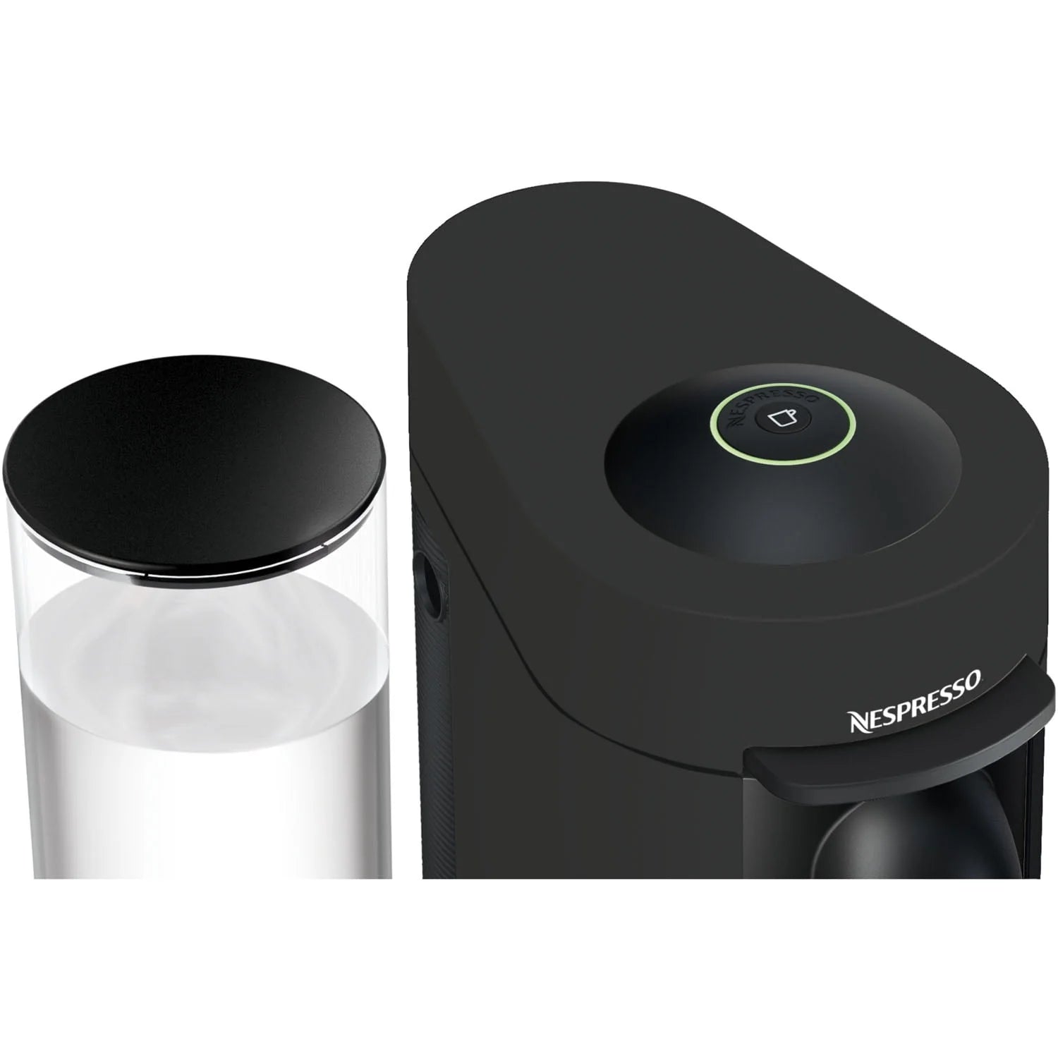Nespresso Vertuo Plus Coffee and Espresso Machine by De'Longhi with Aeroccino, Black Matte Q254