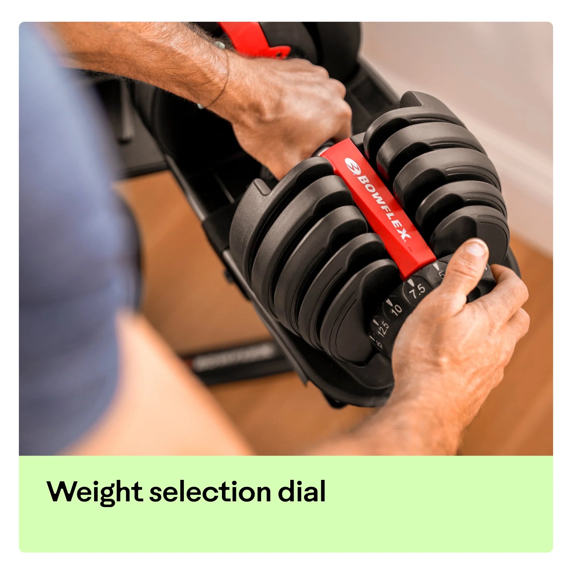 Bowflex SelectTech 552 Adjustable Dumbbell, Single V80937