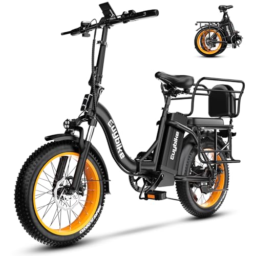 Folding Electric Bike 1000W 48V 20AH Removable Battery 20" Fat Tire for Adults C847123