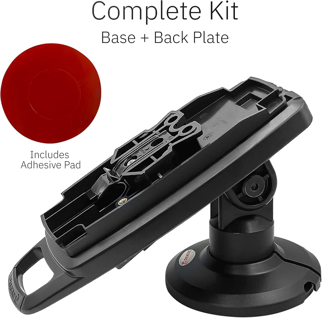 ENS Tailwind Ingenico 3" Latch and Key Lock Terminal Stand, Black W781460