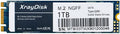 XrayDisk 1TB SSD with SLC Cache 3D NAND TLC M.2 2280 SATA III 6Gb/s Internal Solid State Drive SSD (Read/Write Speed up to 530/480 MB/s) 1000GB Compatible with Laptop & PC Desktop (1TB, A-Black) Pack of 2