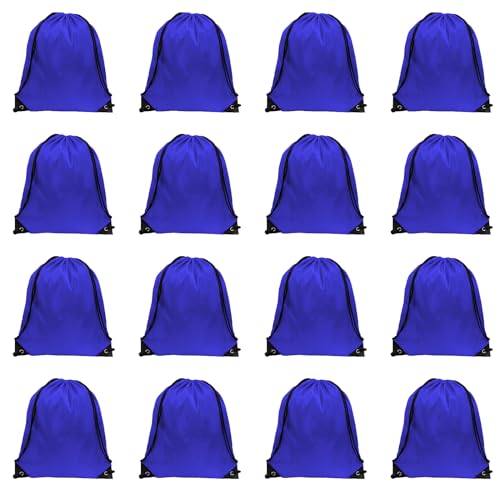 GoodtoU 40 Pack Drawstring Backpacks Waterproof Nylon Cinch Bags for School Gym N792