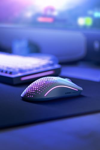 Glorious Gaming Model D 2 Wireless Ergonomic Mouse, 66g, White V612