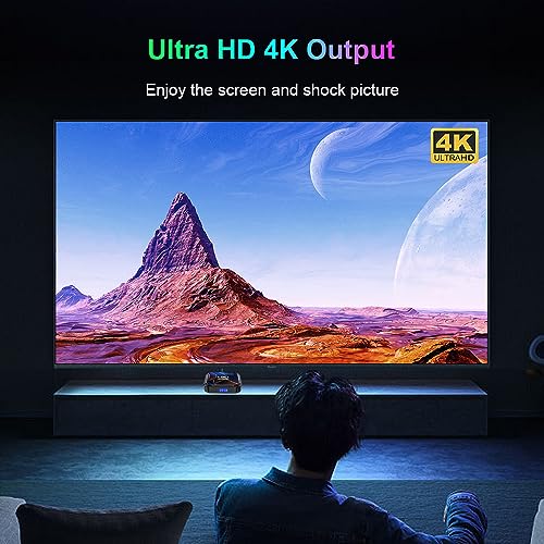 Android TV Box 4GB RAM 64GB ROM, 8K 3D Smart Box G5983