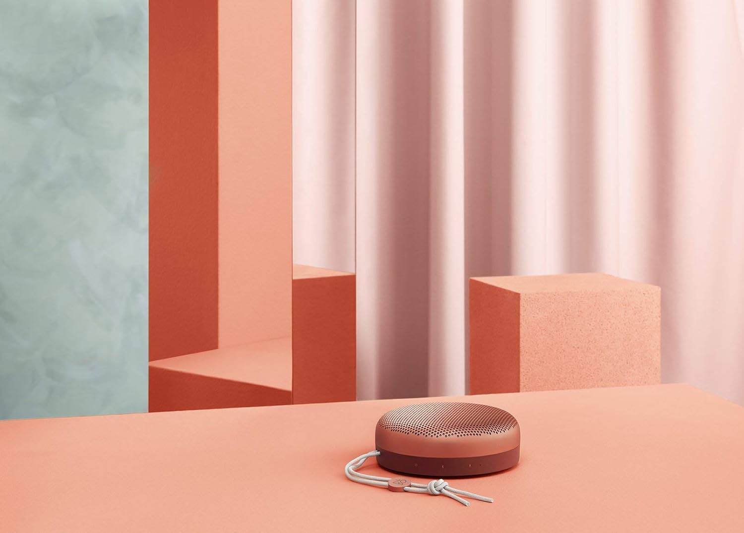 Bang & Olufsen Beoplay A1 Portable Bluetooth Speaker with Microphone (Tangerine) (Renewed) A682466