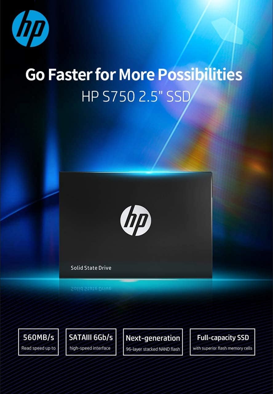 HP S750 1TB Internal PC SSD SATA III 2.5 Inch N8226