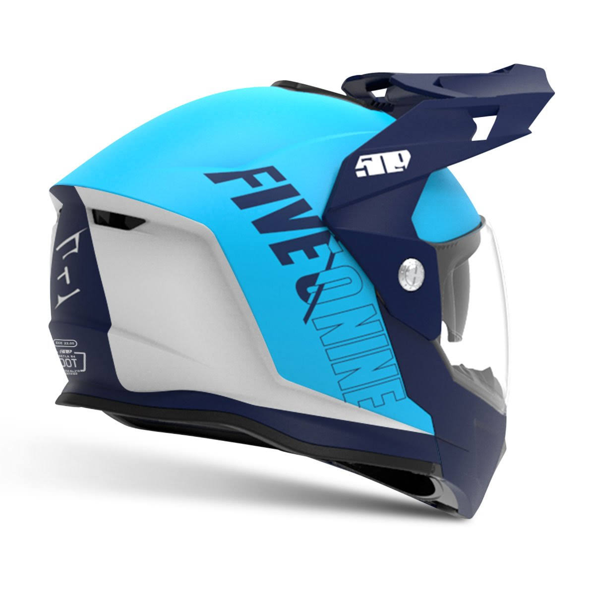 509 Delta R4 Ignite Helmet - Cyan/Navy - 2XL I816