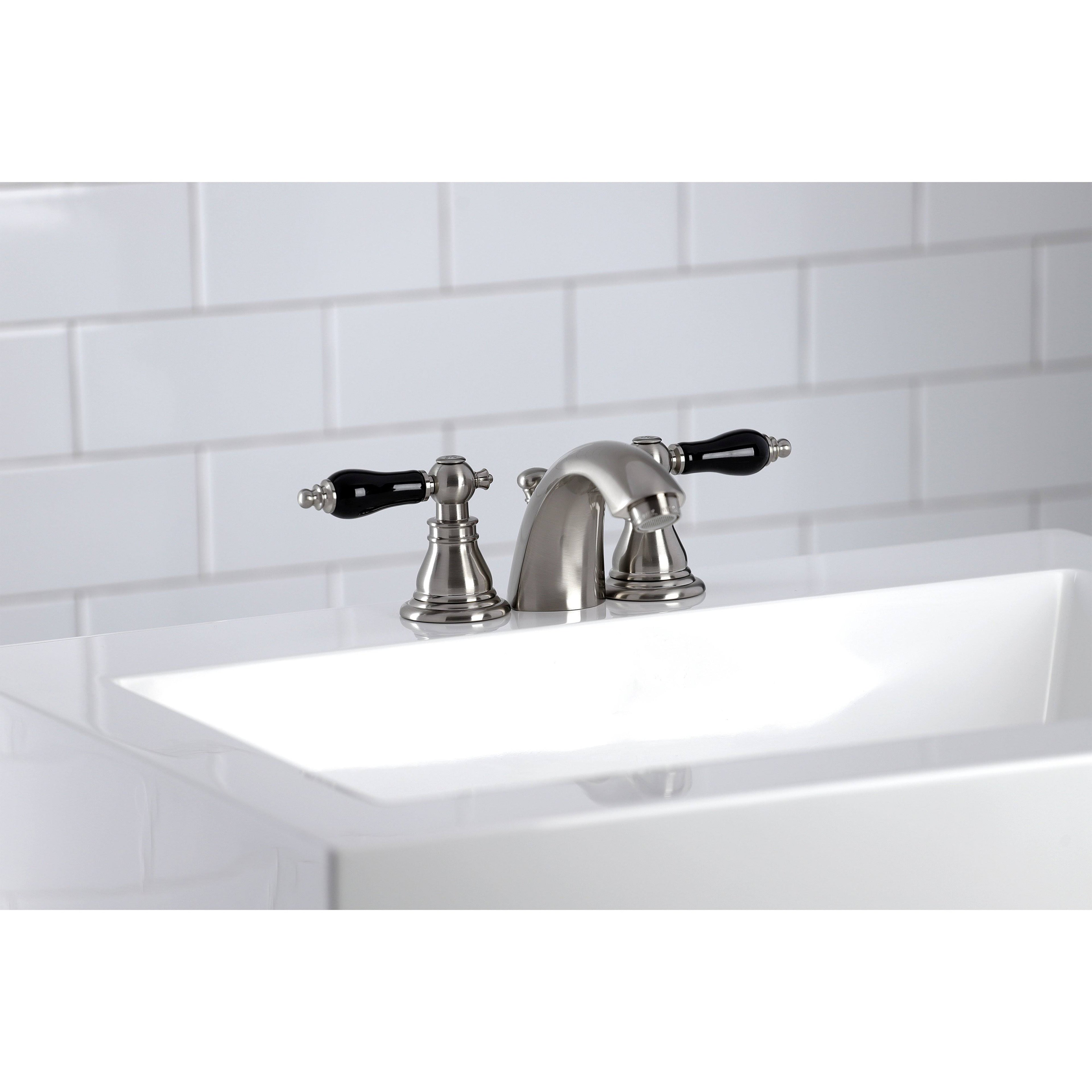 Kingston Brass Duchess Widespread Bathroom Faucet with Pop-Up, Polished Brass V84630