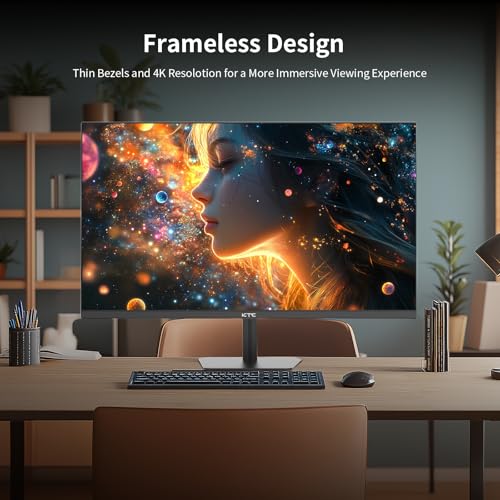 32 Inch 4K Smart Monitor with Google TV, Dolby Audio, HDR, KVM, USB-C 65W PD C7046