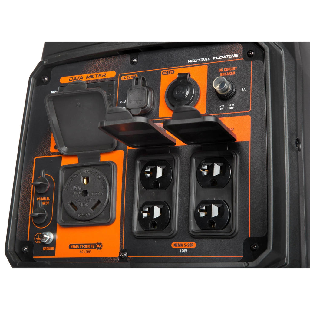 WEN 4800-Watt Portable Inverter Generator, RV-Ready, Quiet V8318
