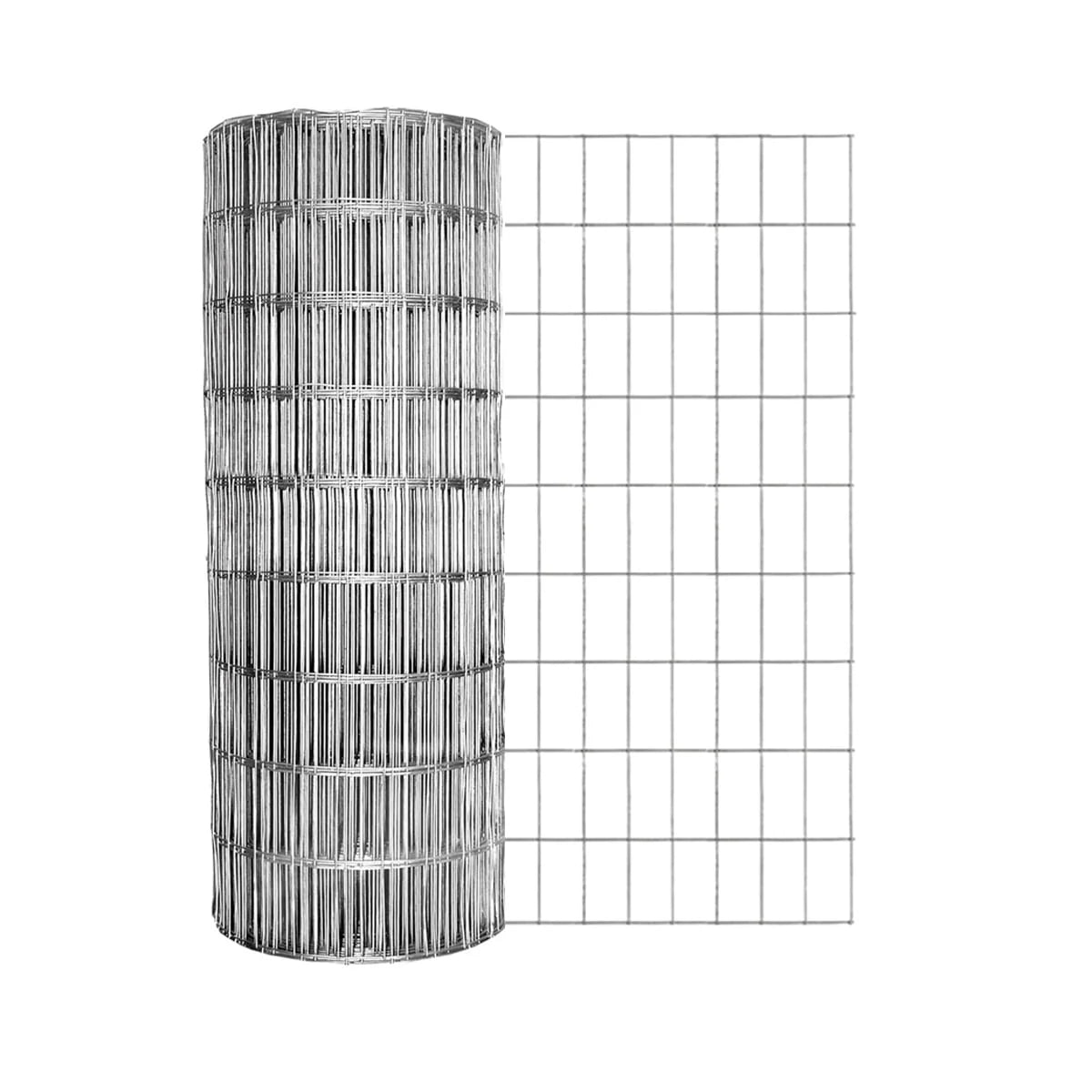 Garden Craft 36in H x 50ft L Galvanized Steel Gray Welded Wire Fence, Rolled Wire Fence