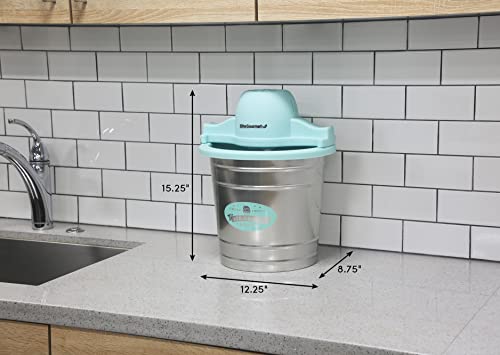 Elite Gourmet Maxi-Matic EIM-924L 4 Quart Electric Ice Cream Maker, Pine Bucket P61620