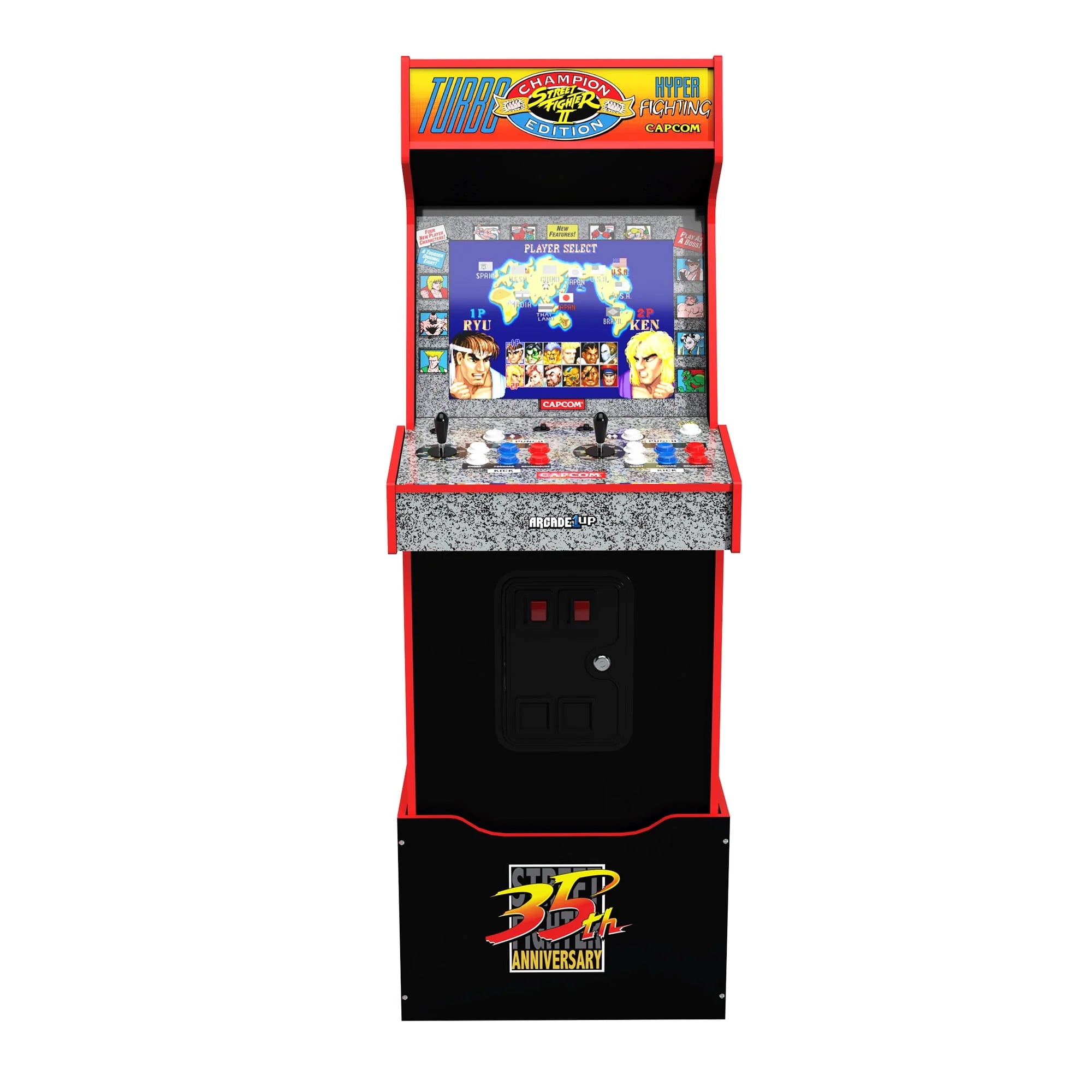 Arcade1UP Street Fighter II Turbo Legacy Arcade with Riser and Wi-Fi M3562
