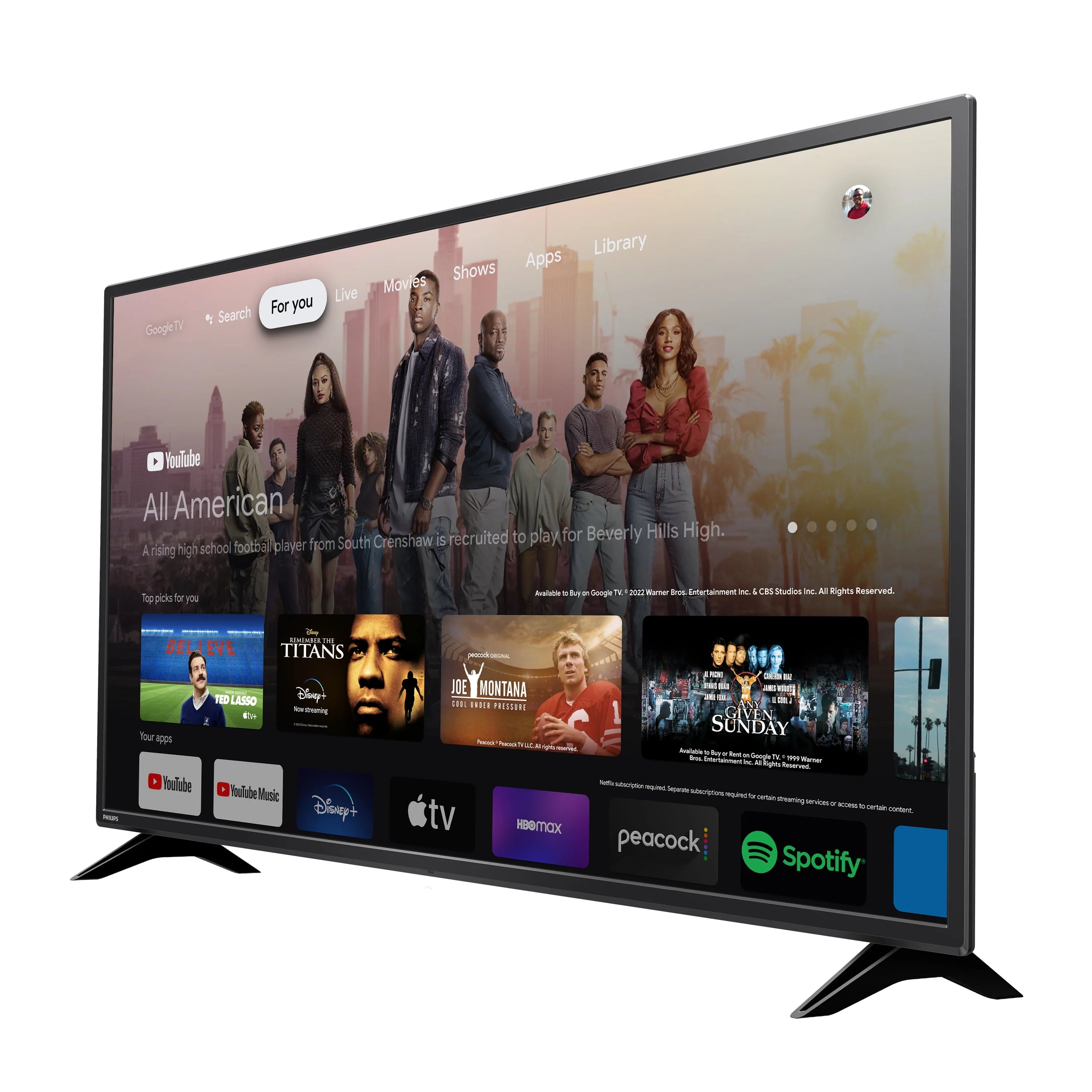 Philips 55" 4K Ultra HD Google Smart LED TV G276951