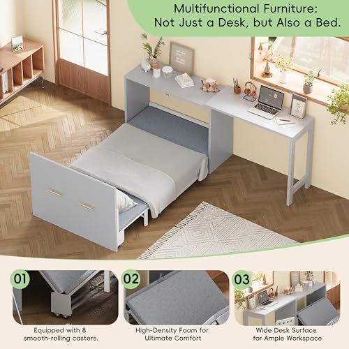 Ball & Cast Queen Murphy Bed Wall Chest with USB and Storage X29201