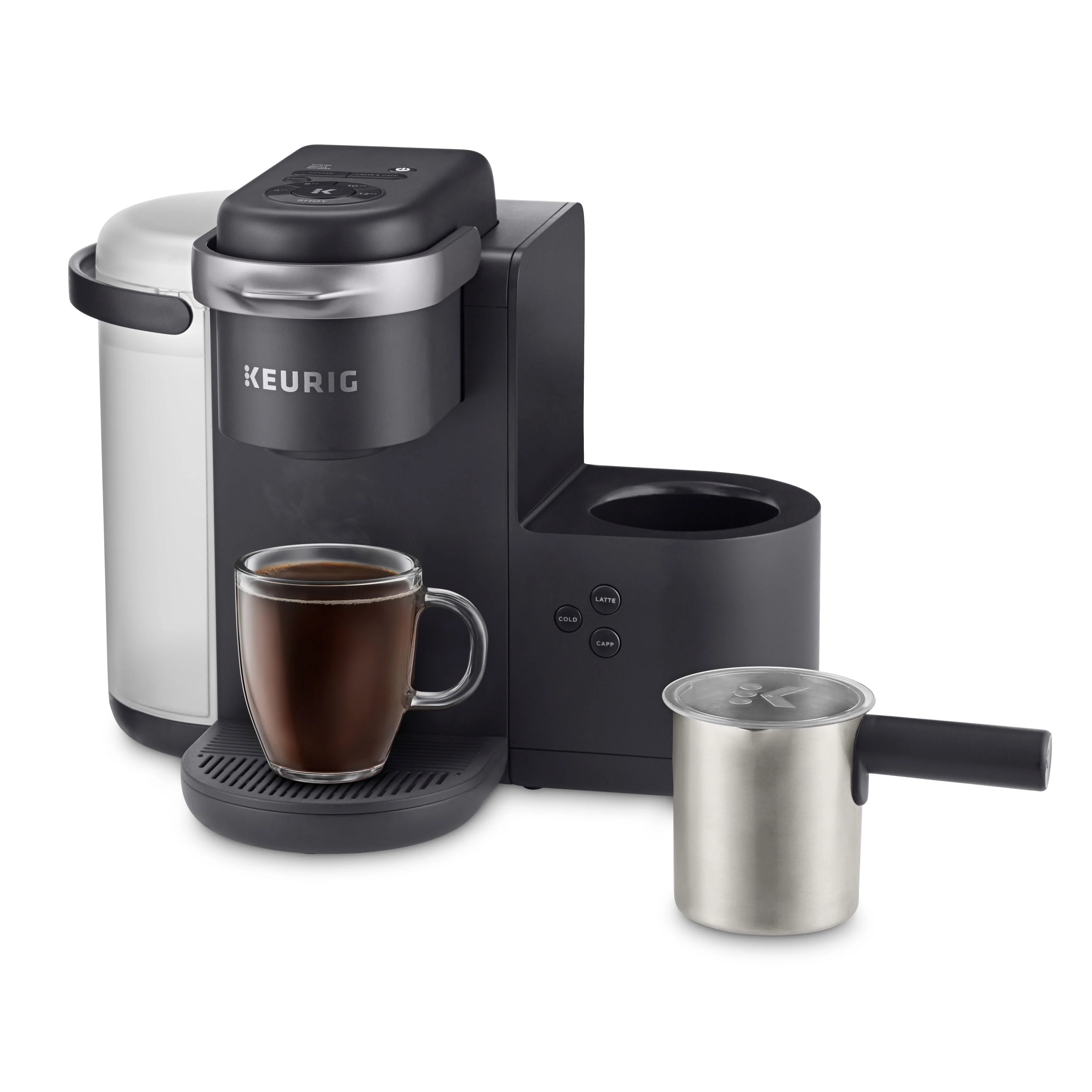 Keurig K-Cafe Single Serve K-Cup Coffee, Latte and Cappuccino Maker, Dark Charcoal G39691