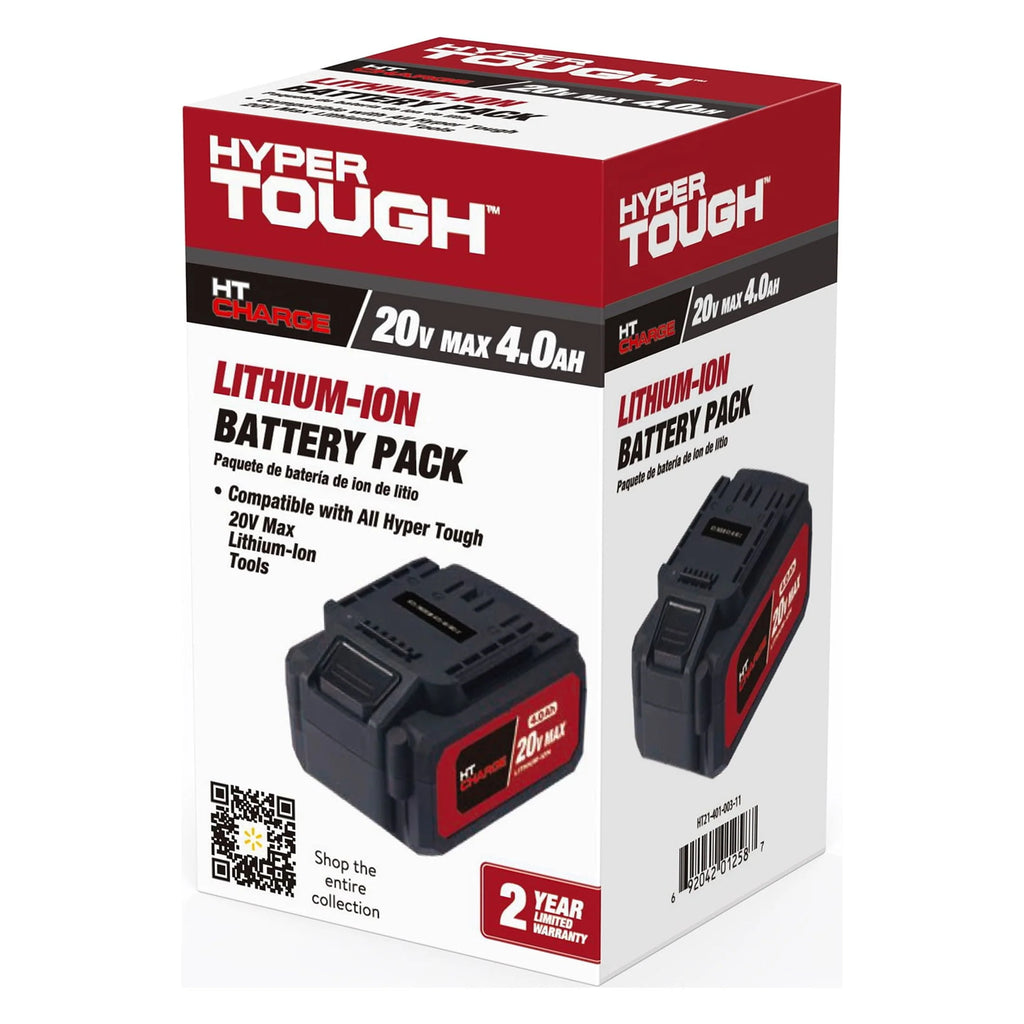 Hyper Tough 20V Max 4.0Ah Battery Pack HT21-401-003-11 L17163