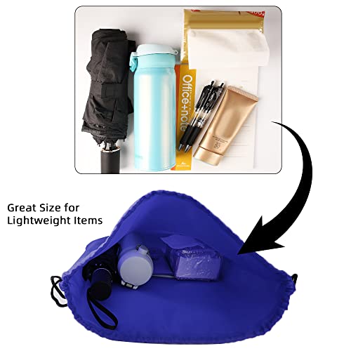 GoodtoU 40 Pack Drawstring Backpacks Waterproof Nylon Cinch Bags for School Gym N792
