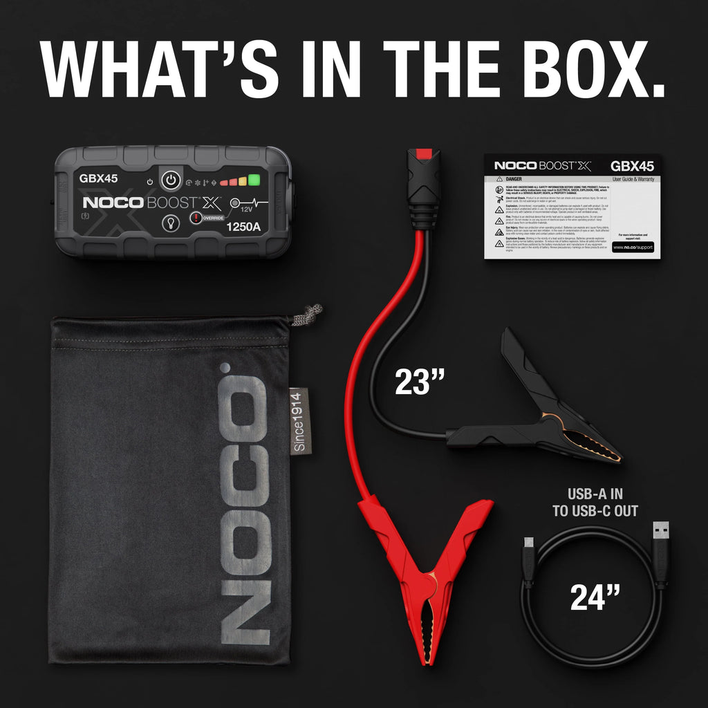 NOCO Boost X GBX45 1250A Portable Lithium Jump Starter F69314
