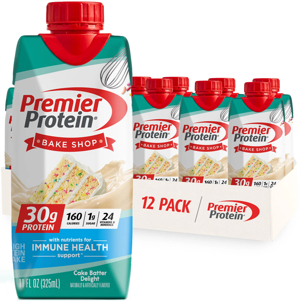 Premier Protein Shake, Café Latte, 30g Protein, 11 fl oz, 12 Ct P131720