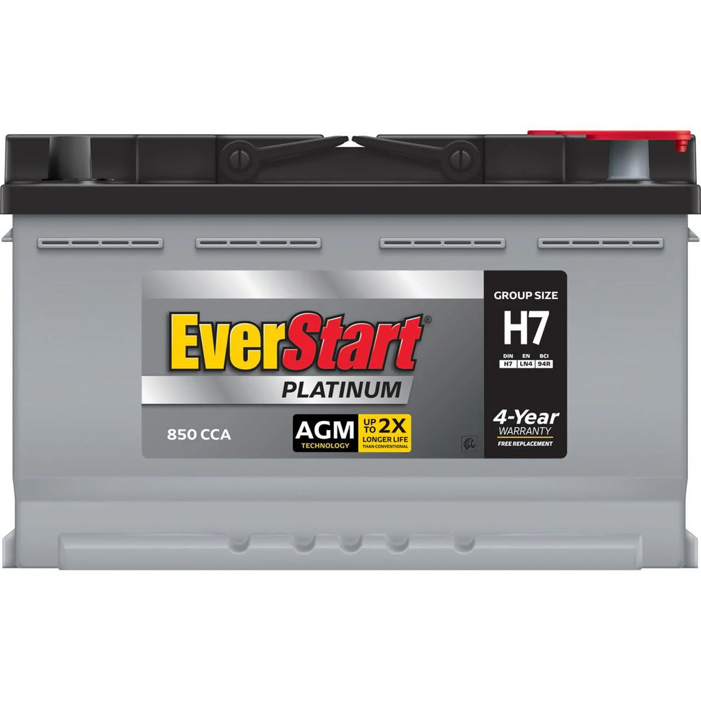 EverStart Platinum AGM Automotive Battery Group Size H7 12V 800 CCA R80444