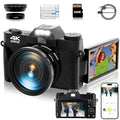 4K 56MP Digital Camera with WiFi and Flip Screen X96040