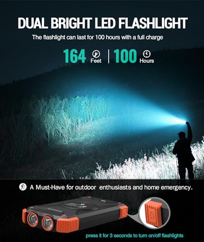 BLAVOR Solar Charger Power Bank 10,000mAh, Wireless, 20W USB-C S38060