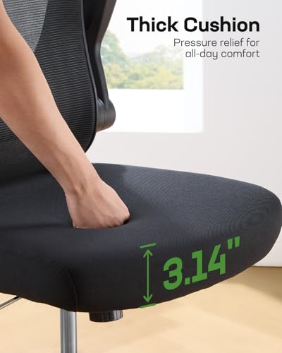 Marsail Ergonomic Office Chair with 3D Lumbar Support & Headrest T824