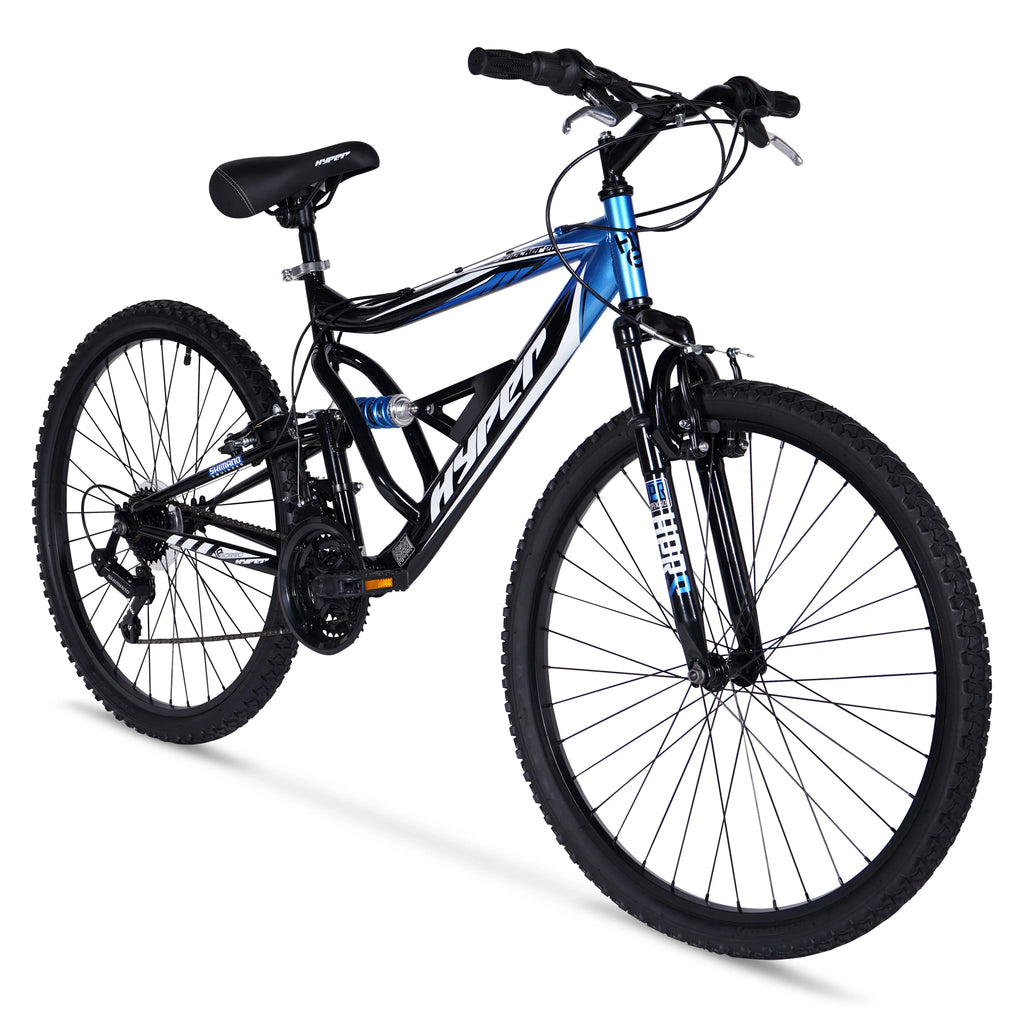Hyper Bicycles Men's 26 Shocker Mountain Bike, Black/Red A719827