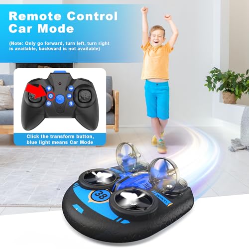 Mini Drone for Adults, 2 in 1 Toy with Car Mode and 2 Batteries P879141