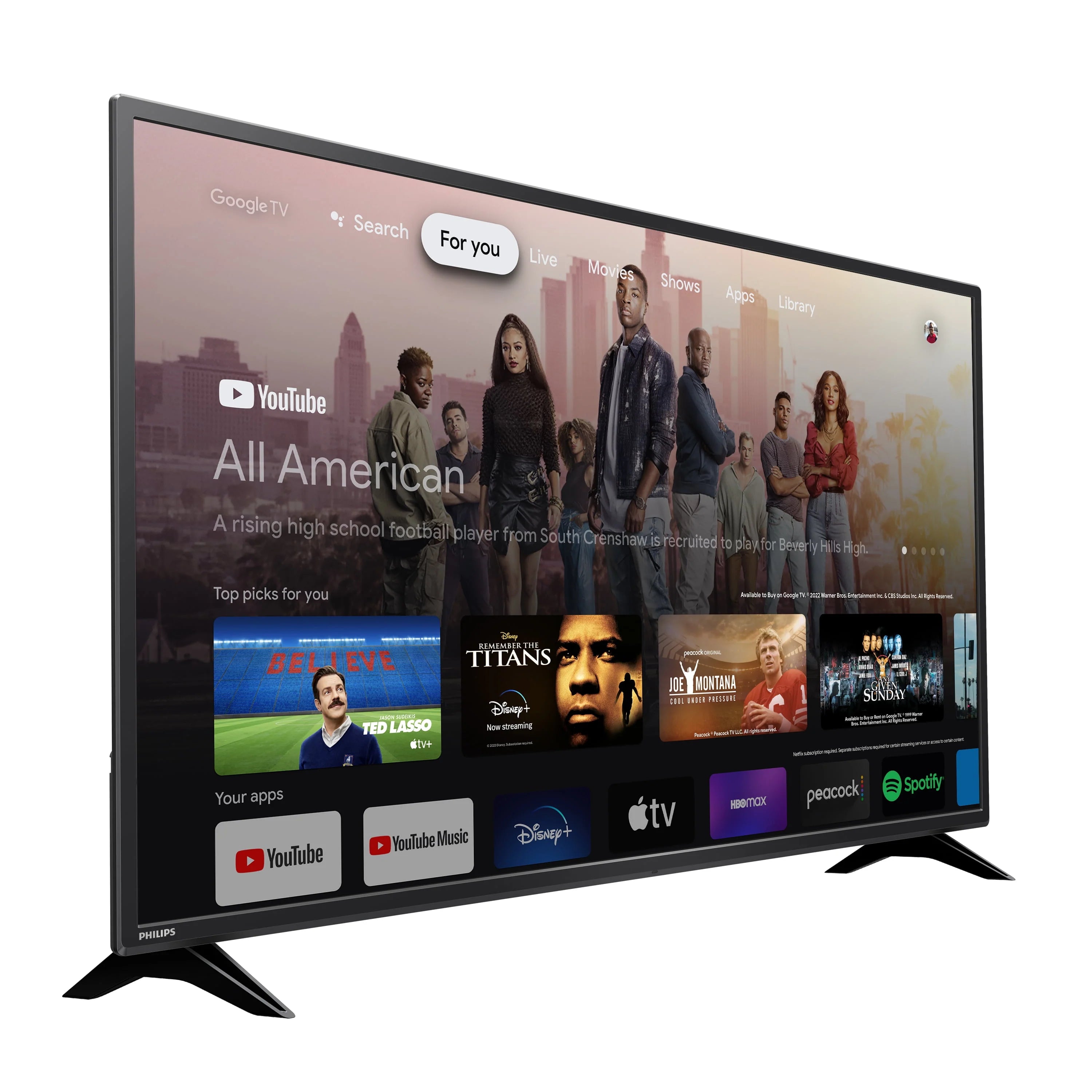 Philips 55" 4K Ultra HD Google Smart LED TV G276951