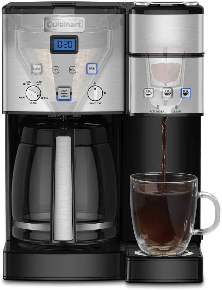 Cuisinart Coffee Center 12 Cup Coffeemaker and Single-Serve Brewer O1307